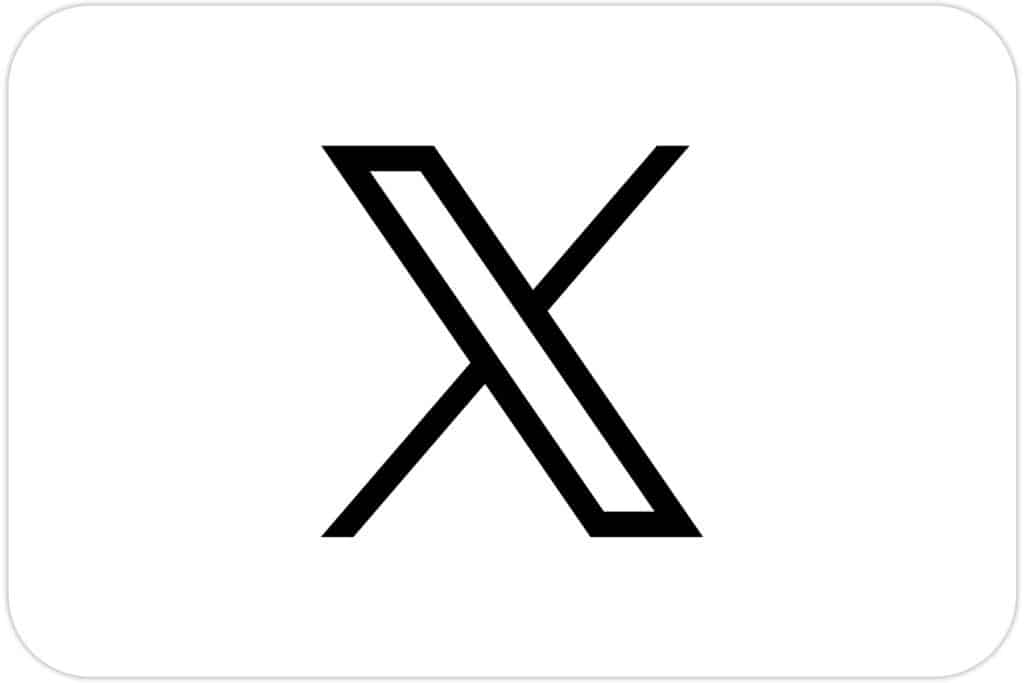 twitter x icon